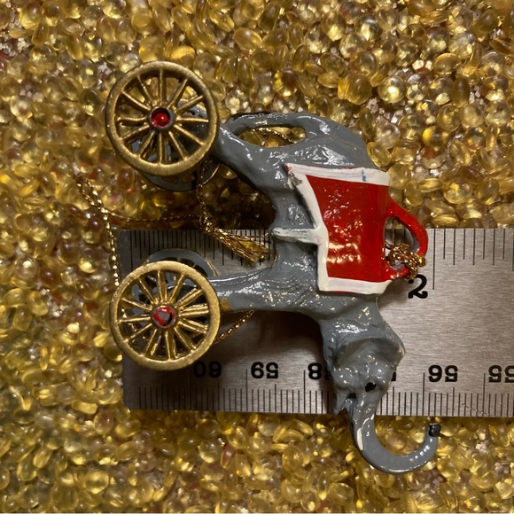 😻 3 for $13 Metal Elephant Christmas Ornament - Picture 8 of 13